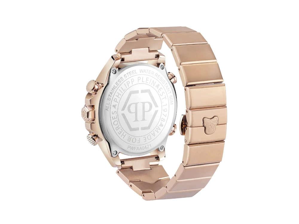 Philipp Plein Hyper Sport Quartz Watch, Gold pink, 44 mm, PWFAA0421