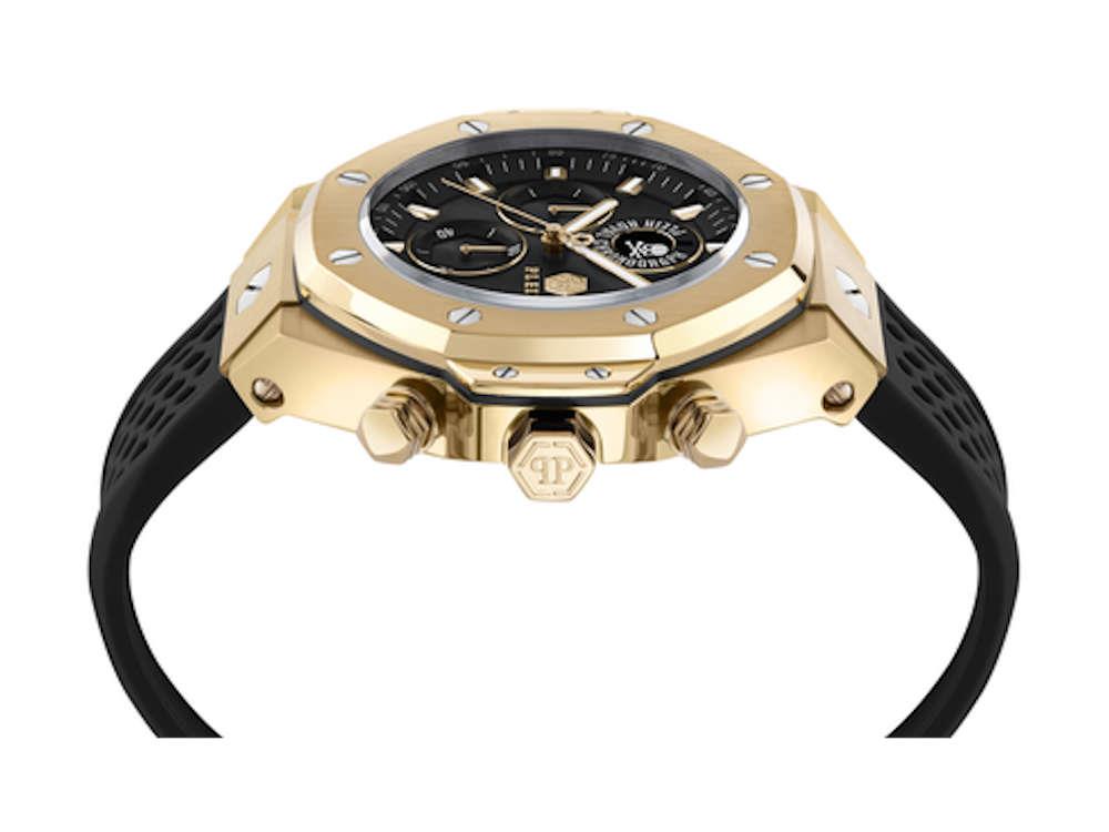 Philipp Plein Chrono Royal Sport-Tech Quartz Watch, Black, 46mm, PWLFA0325
