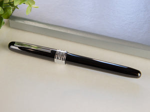 Platinum Plaisir Fountain Pen, Anodized aluminium, Black, PGB-1000-1