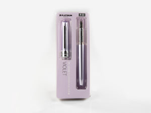 Platinum Plaisir Fountain Pen, Anodized aluminium, Violet, PGB-1000-28