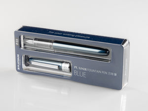 Platinum Plaisir Fountain Pen, Anodized aluminium, Blue, PGB-1000-56