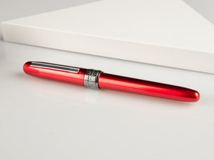 Platinum Plaisir Fountain Pen, Anodized aluminium, Red, PGB-1000-70