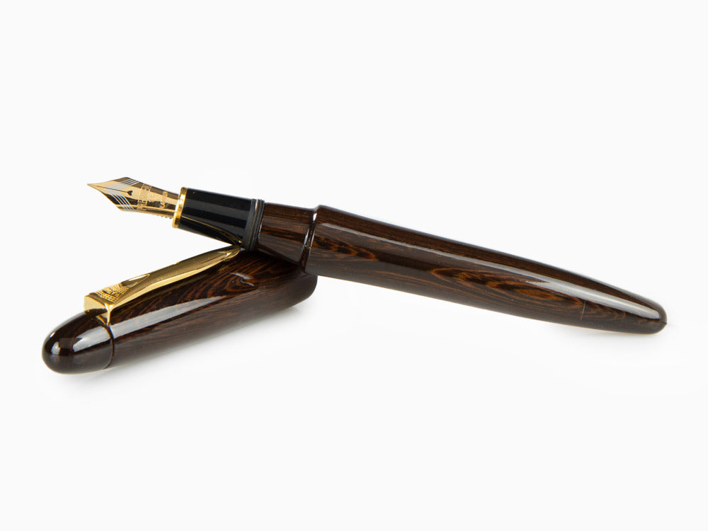 Platinum Izumo Fountain Pen, Brown, Tagayasan wood, PIZ-50000T-21