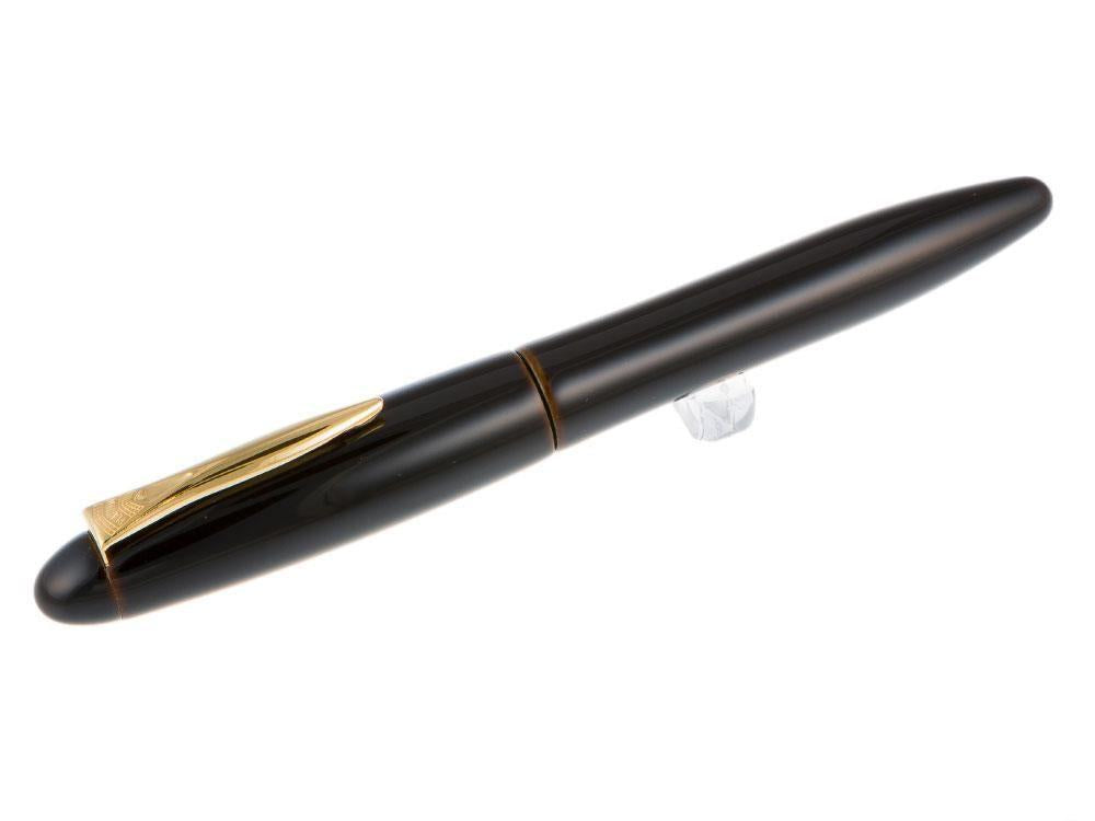 Platinum Izumo Fountain Pen, Yellow, Ebonite, Tamenuri PIZ-55000-30