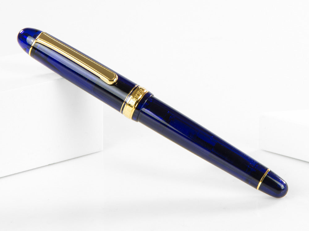 Platinum Fountain Pen, Century Music Chartres Blue, PNBM-20000-51
