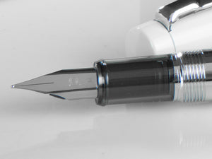Platinum Procyon Porcelain Fountain Pen, Aluminium, White, PNS-5000-3