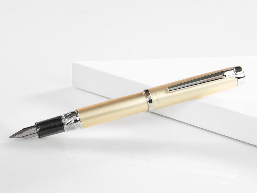 Platinum Procyon Champagne Gold Fountain Pen, Aluminium, PNS-8000-78