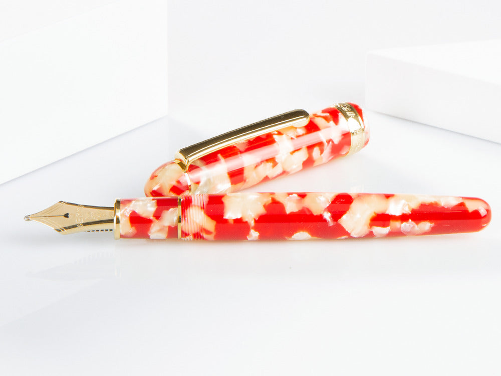 Platinum Celluloid Fountain Pen #24 Koi Gold Trims - PTB-30000S-24
