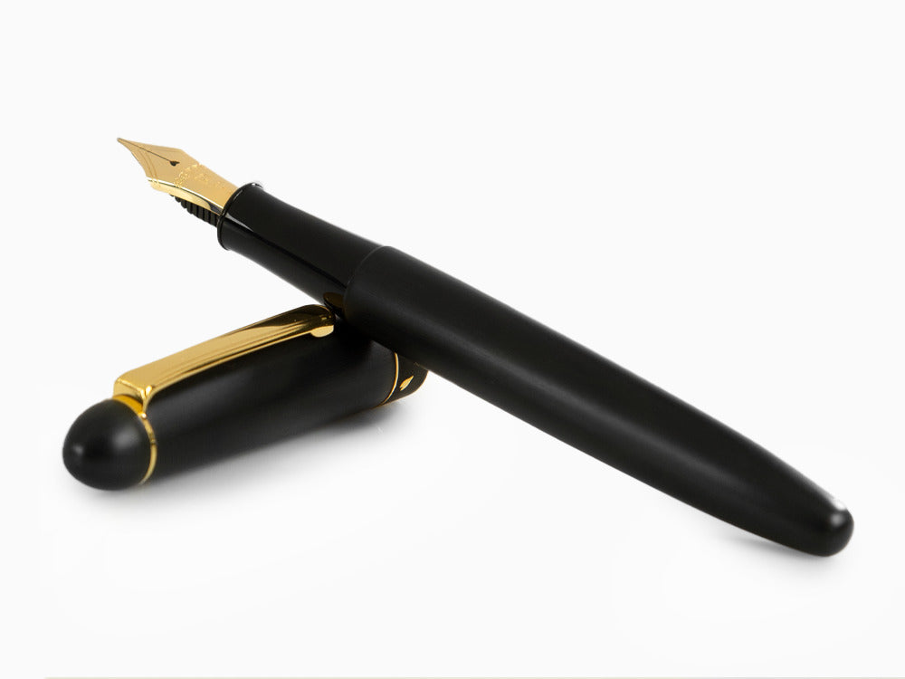 Platinum 3776 Pure Gold Zo-gan Fountain Pen, Resin, PTB-30000Z-96