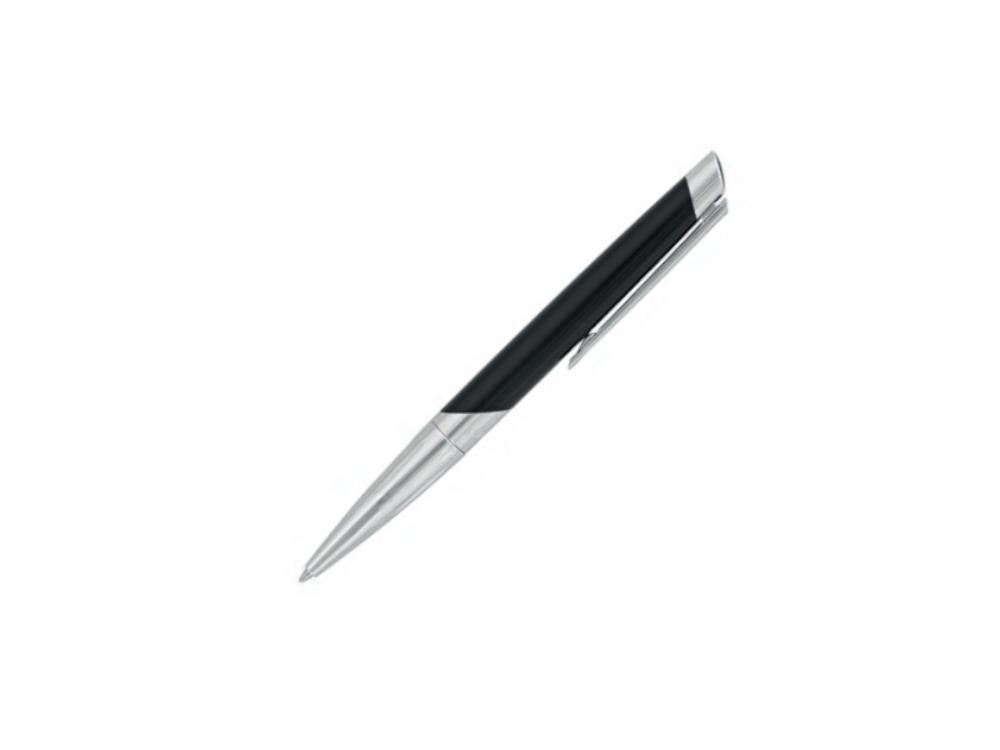 S.T. Dupont Défi Ballpoint pen, Lacquer, Chrome Trim, Black, 405706