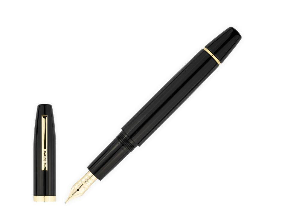 Scribo Flow Origine 14K Fountain Pen, Limited Edition, FLOFP06YG1403