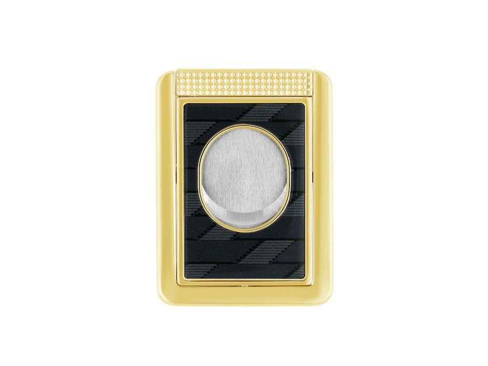 S.T. Dupont Monogram 1872 Cigar Cutter, Metal, Black, Limited Edition, 003479