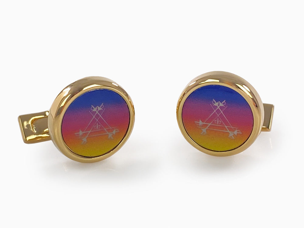 S.T. Dupont Montecristo L'Aurore Limited Edition Cufflinks, Purple, 005714