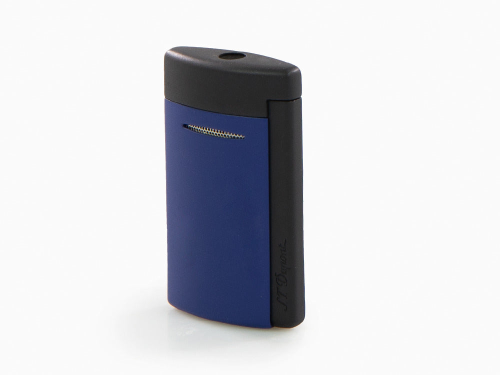 S.T. Dupont Velvet Animation Minijet Matte Ocean Blue Lighter, Lacquer, 010860