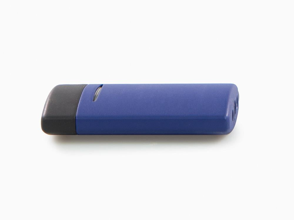 S.T. Dupont Velvet Animation Minijet Matte Ocean Blue Lighter, Lacquer, 010860