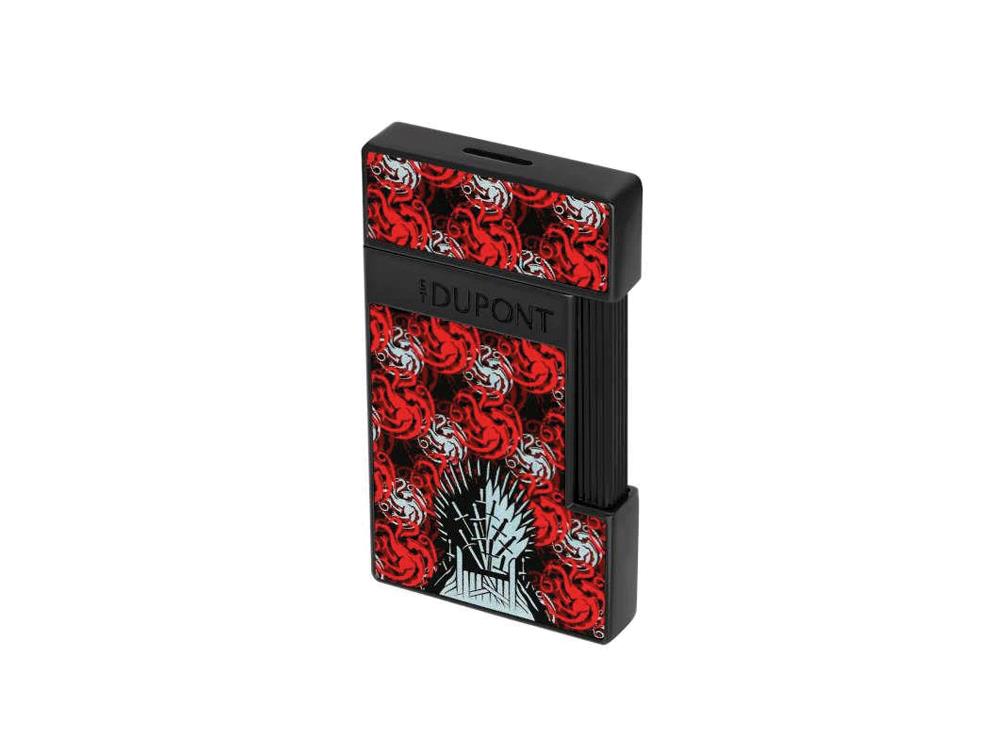 S.T. Dupont Game of Thrones Slimmy Lighter, Black, Limited Edition, 028112