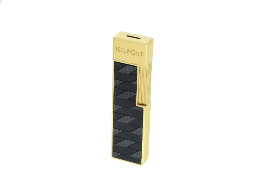 S.T. Dupont Twiggy Monogram 1872 Lighter, Black, Limited Edition, 030079