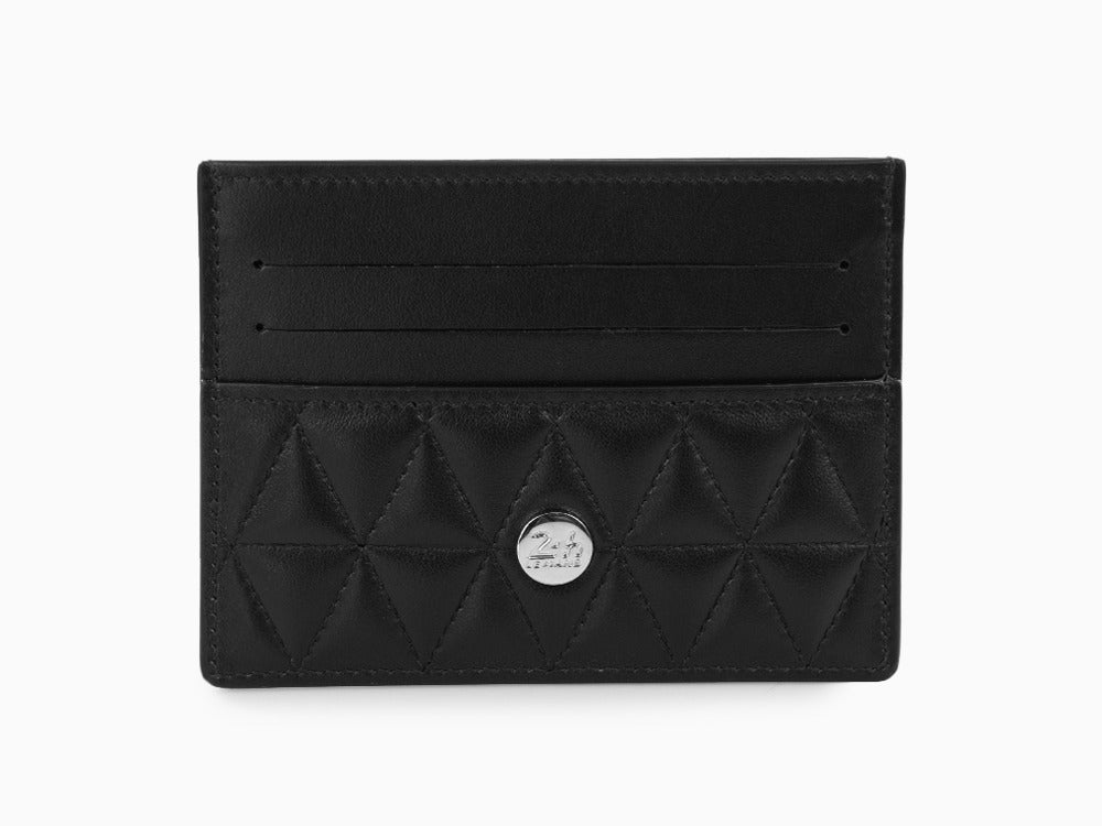 S.T. Dupont 24H Du Mans Credit card holder, Leather, Blue, 6 Cards, 161411