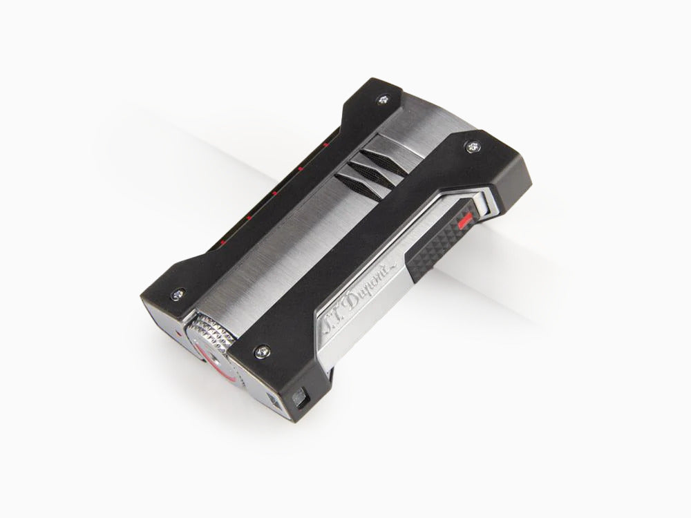 S.T. Dupont Defi Extreme Lighter, Brushed Metal, Torch Flame, 21403
