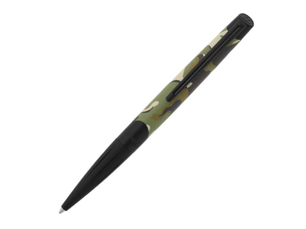 S.T. Dupont Defi Camo Ballpoint pen, Brass, PVD, Green, Limited Edition, 405050