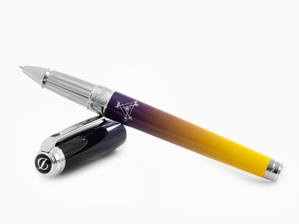 S.T. Dupont Line D Montecristo La Nuit Rollerball pen, Palladium trim, 412135L