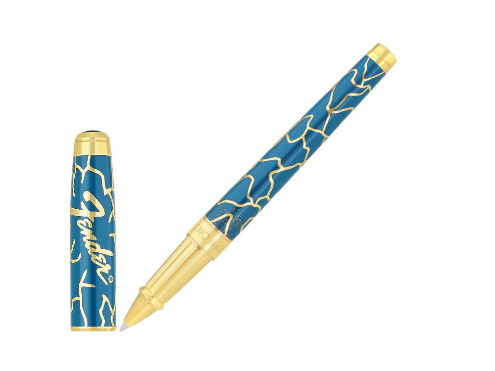 S.T. Dupont Fender Line D Eternity Rollerball, Blue, Limited Edition, 422176L