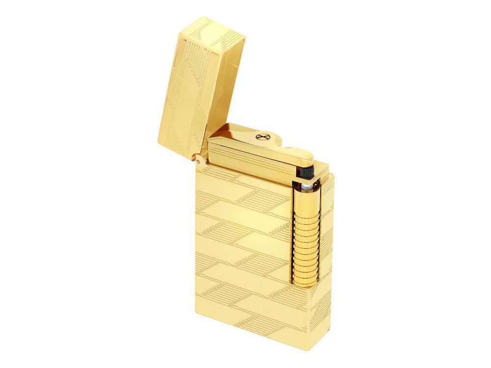 S.T. Dupont Le Grand Monogram 1872 Lighter, Golden, Limited Edition, C23178