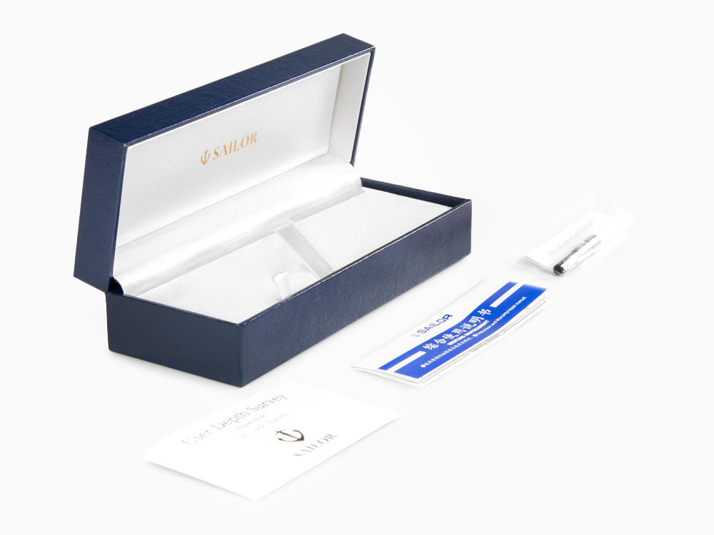 Sailor Professional Gear Silver Mechanical pencil, Chrome trim, 21-1037-720