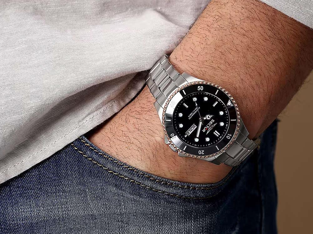 Sector No Limits 230 Automatic Watch, Black, 43 mm, R3223161009