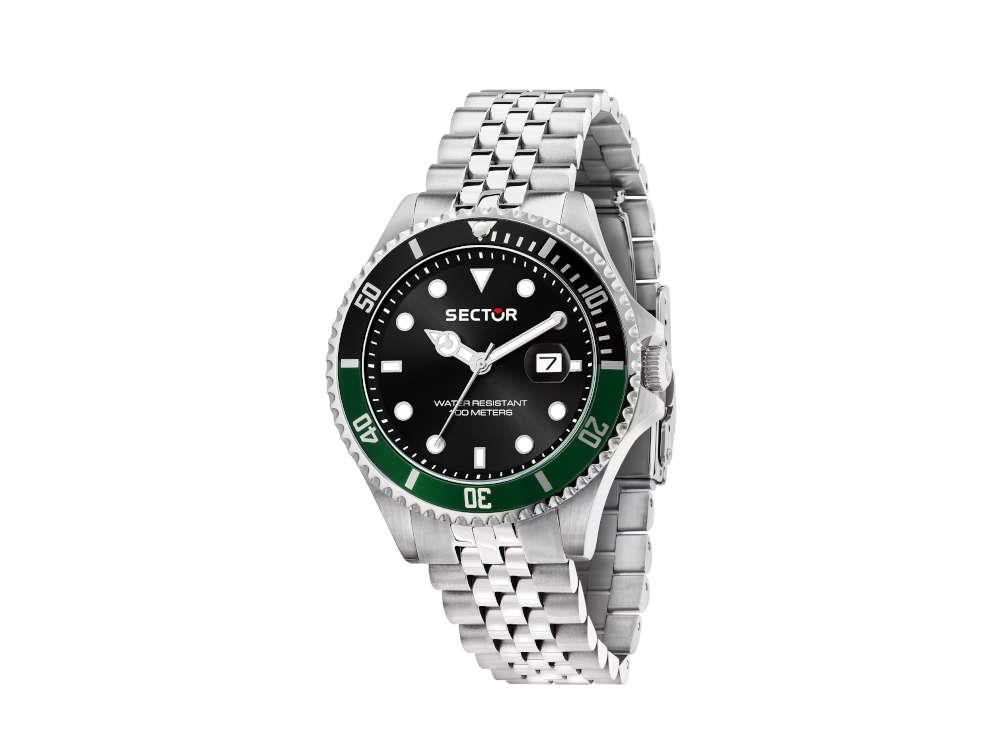 Sector No Limits 230 Quartz Watch, Black, 43 mm, R3253161052