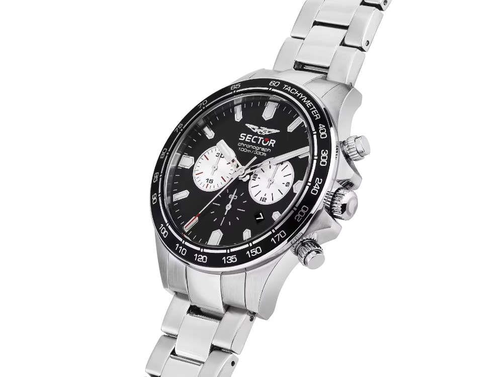 Sector No Limits 230 Quartz Watch, Black, 43 mm, R3273661050