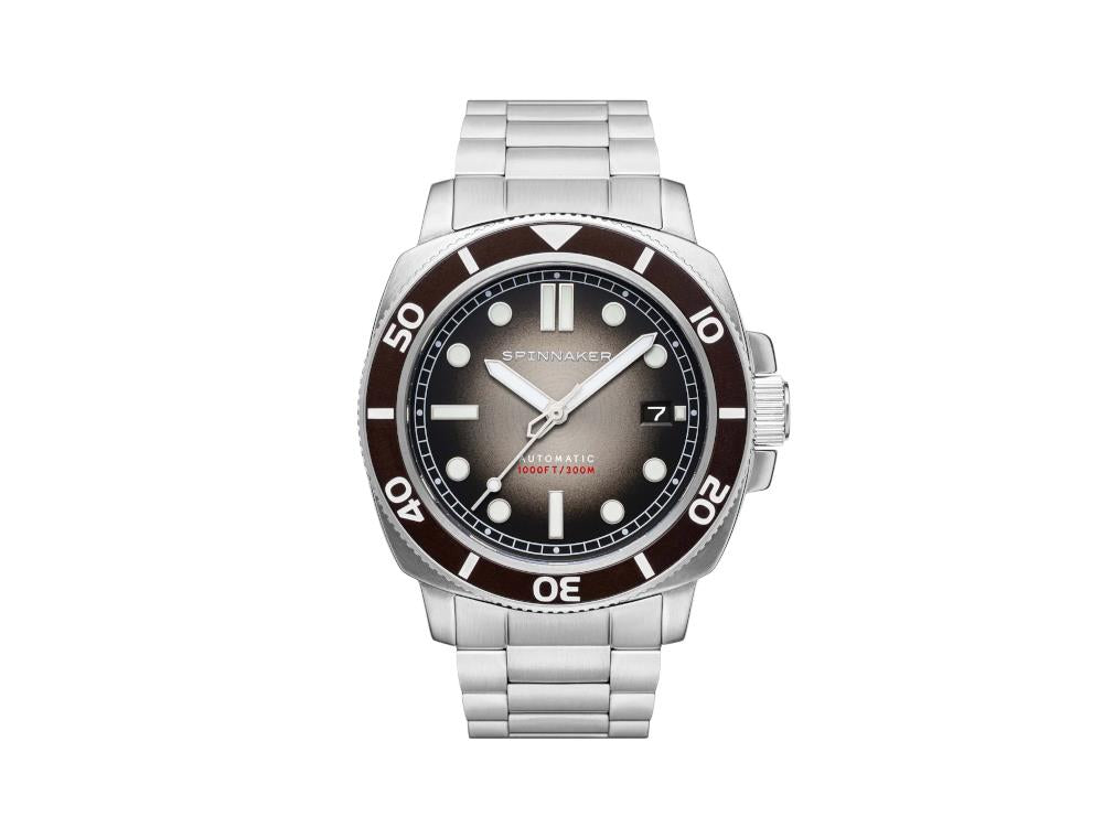 Spinnaker Hull Harvest Brown Automatic Watch, Brown, 42 mm, 30 atm, SP-5088-44
