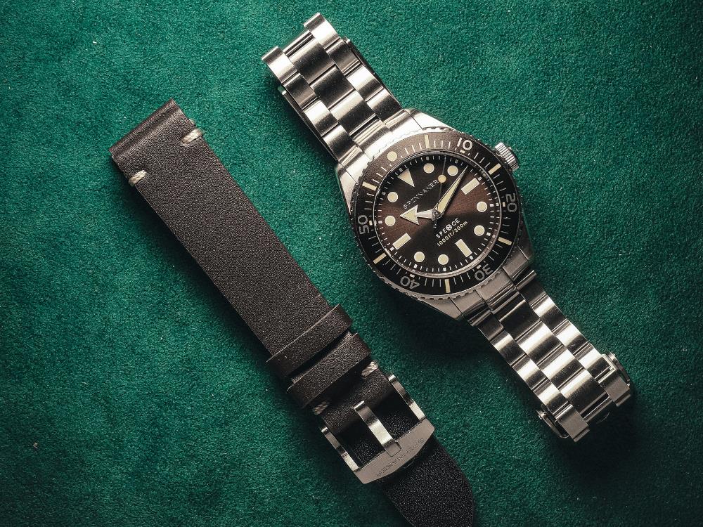 Spinnaker Spence Hickory Brown Automatic Watch, Brown, 40 mm, 30 atm, SP-5097-33