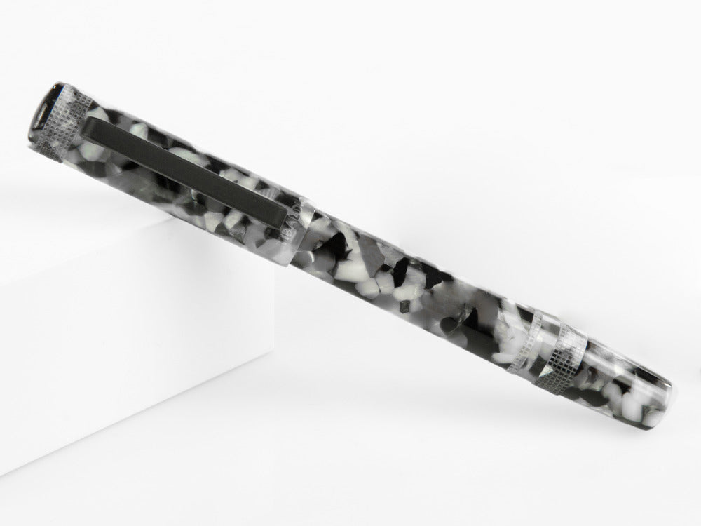 Tibaldi Perfecta Vinyl Stonewash Full Grey Fountain Pen, PFC-R780-FP