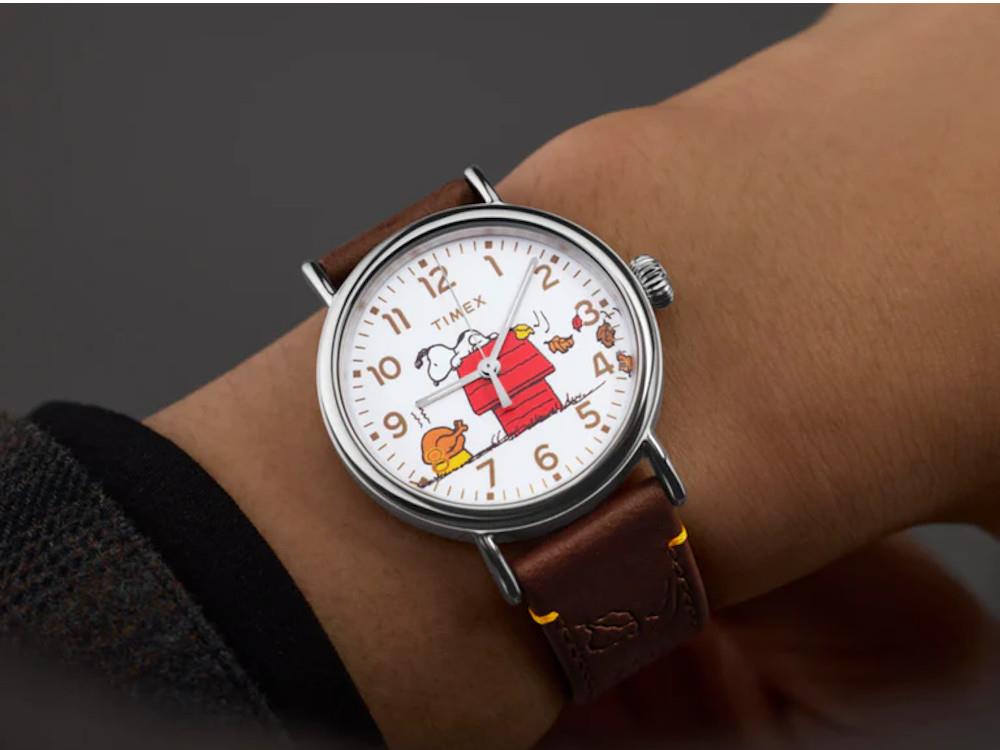 Timex Standard Thanksgiving Quartz Watch, White, 40 mm, TW2W44300