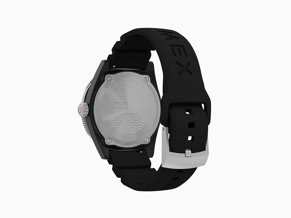 Timex Deepwater Reef 200 Composite Quartz Watch, Black, 43 mm, TW2Y02200