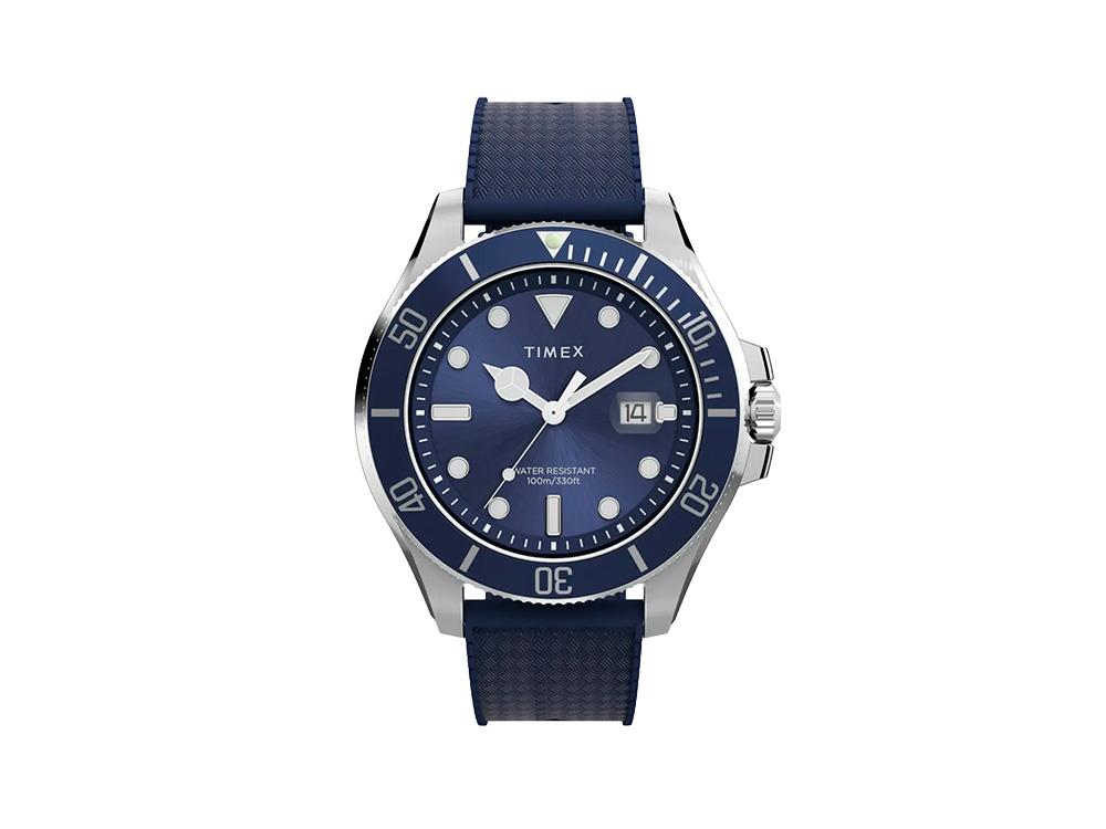 Timex Trend Harborside Coast Quartz Watch, Blue, 44 mm, TW2Y05000