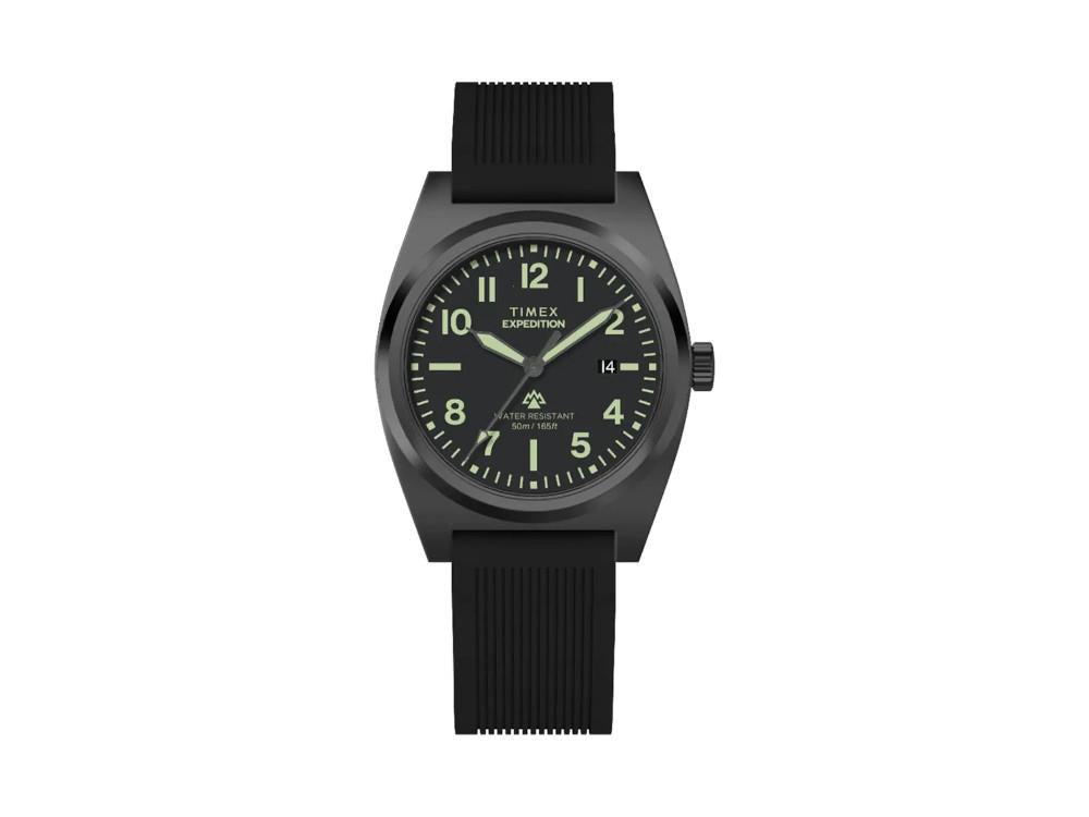 Timex Expedition Capstone Quartz Watch, Black, 39 mm, TW2Y18100