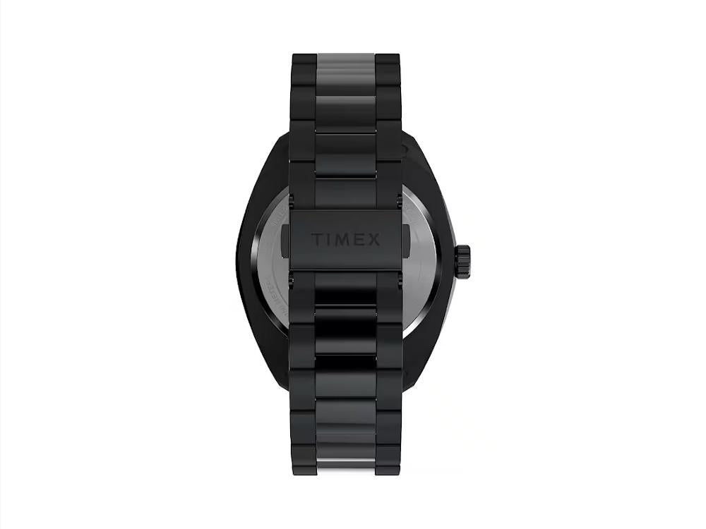 Timex Weston Quartz Watch, Recycled Steel, Black, 45 mm, TW2Y22800