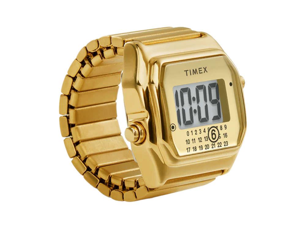Timex T80 MM6 Quartz Ring Watch M/L, TW2Y50200