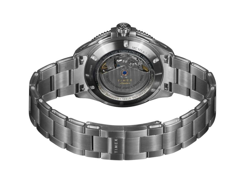Timex Atelier Marine M1a Automatic Watch, Black, 41 mm, TW2Y72500