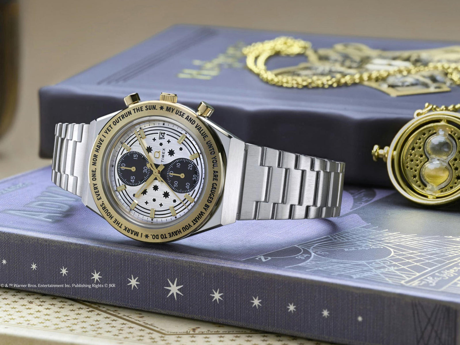 Timex Q Timex x Harry Potter Quartz Watch, 40 mm, Chronograph, TW2Y75900
