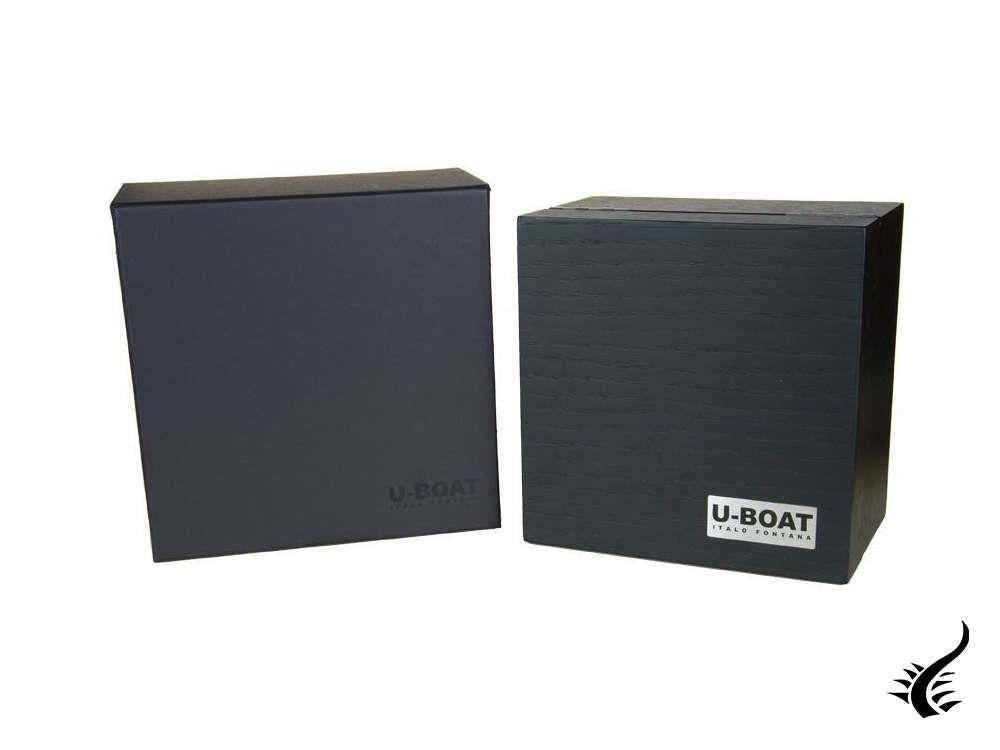 U-Boat Capsoil SS Quartz Watch, Stainless Steel 316L, Black, 45 mm, 8110/A