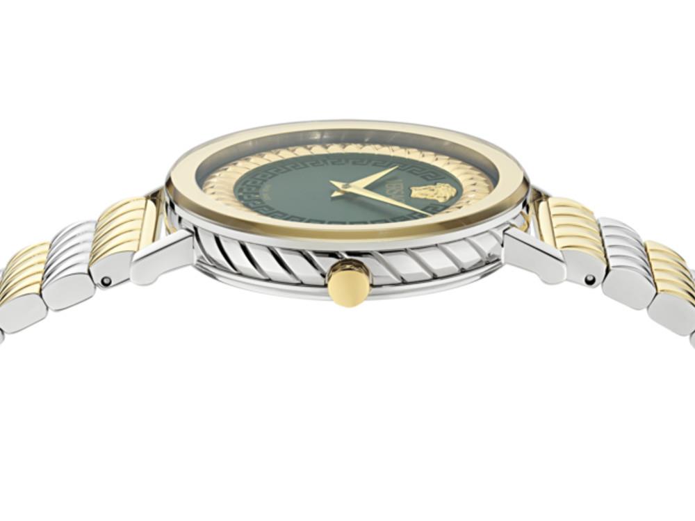 Versace Delphinus Quartz Watch, Green, 35 mm, Sapphire Crystal, VE0O00225
