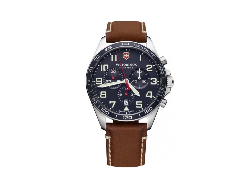 Victorinox Fieldforce Quartz Watch, Blue, 42 mm, Chronograph, V241854