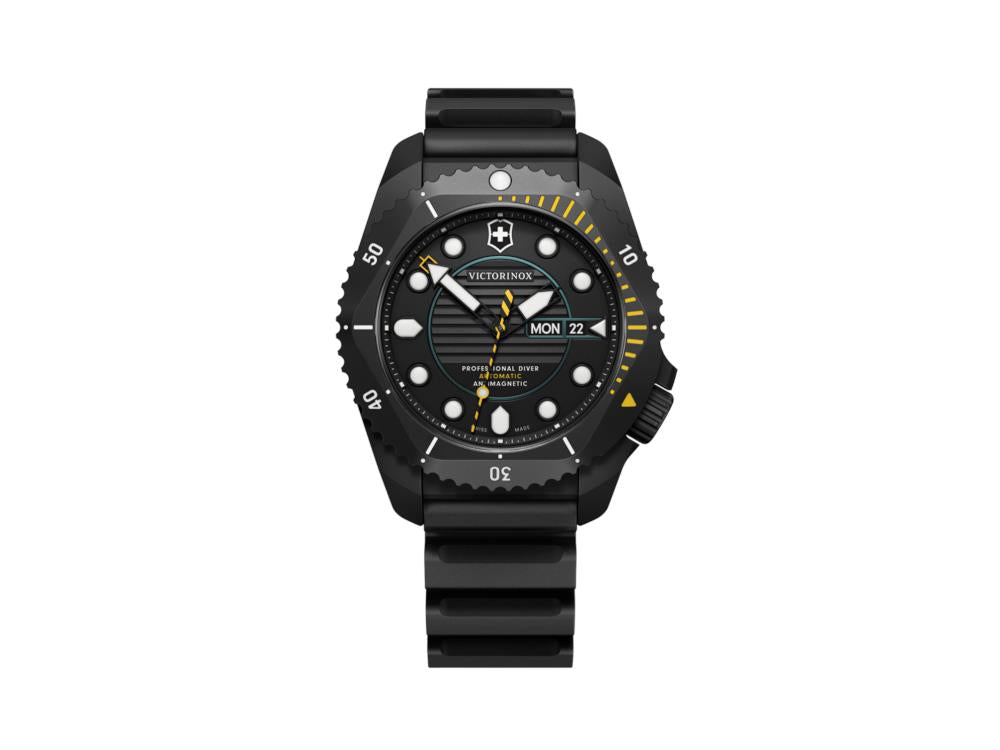 Victorinox Dive Pro Automatic Watch, Titanium PVD, Black, 43 mm, 30 atm, V241997