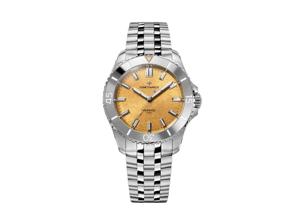 Venezianico Nereide Aureo Automatic Watch 39 mm, Gold, 3121590S
