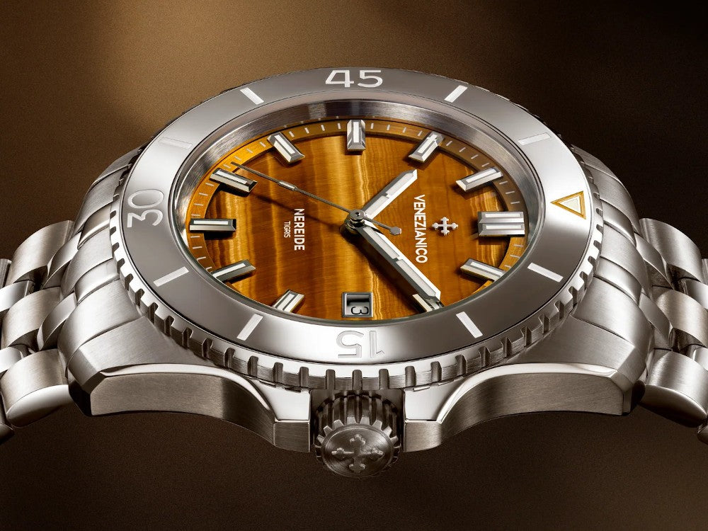 Venezianico Nereide Tigris Automatic Watch, 42 mm, Brown, 4521543S