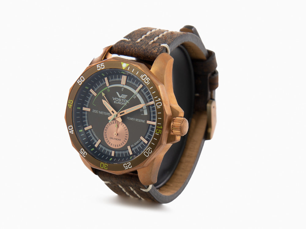 Vostok Europe Rocket N-1 Automatic Watch, Bronze, Green, 46mm, NE57-225O565