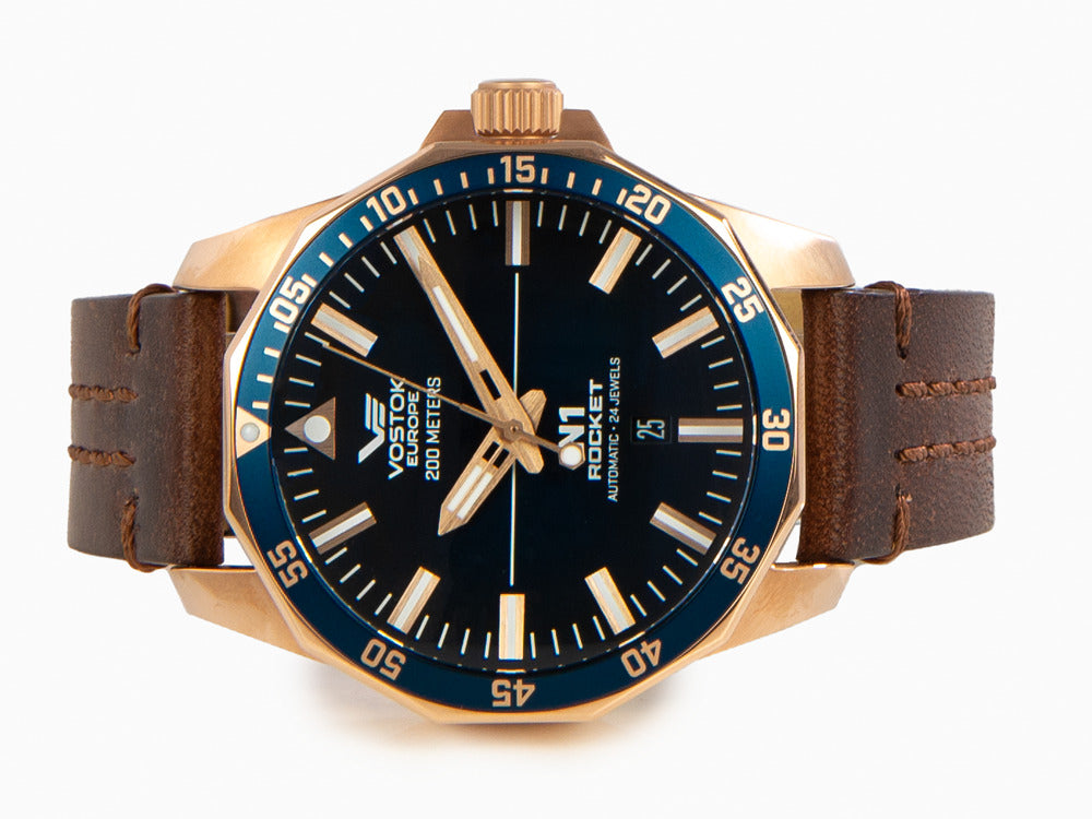 Vostok Europe Rocket N-1 Automatic Watch, PVD, Blue, 46 mm, NH35A-225B616